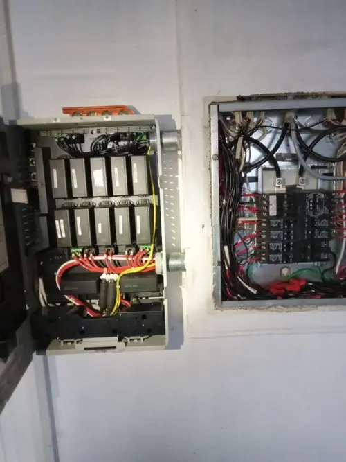 Electrical panel upgrade completed for Indoor Lighting Installation in North Alamo
